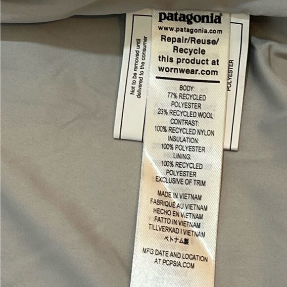 Patagonia Women’s Recycled Sherpa Hybrid Jacket, Size M, EUC - Picture 8 of 9